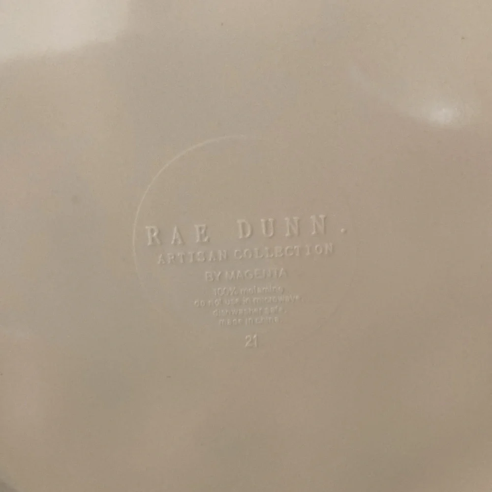 Rae Dunn Delish/BBQ Melamine Salad Plates